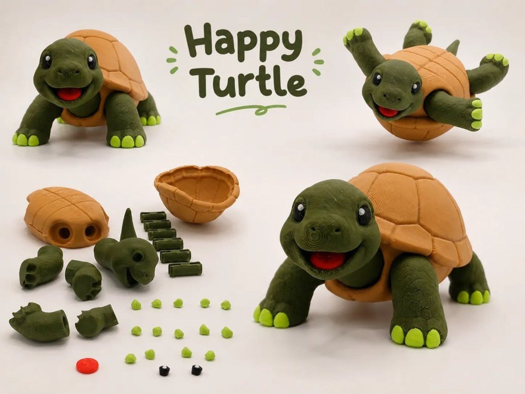 [BN3D-000054] Happy Turtle