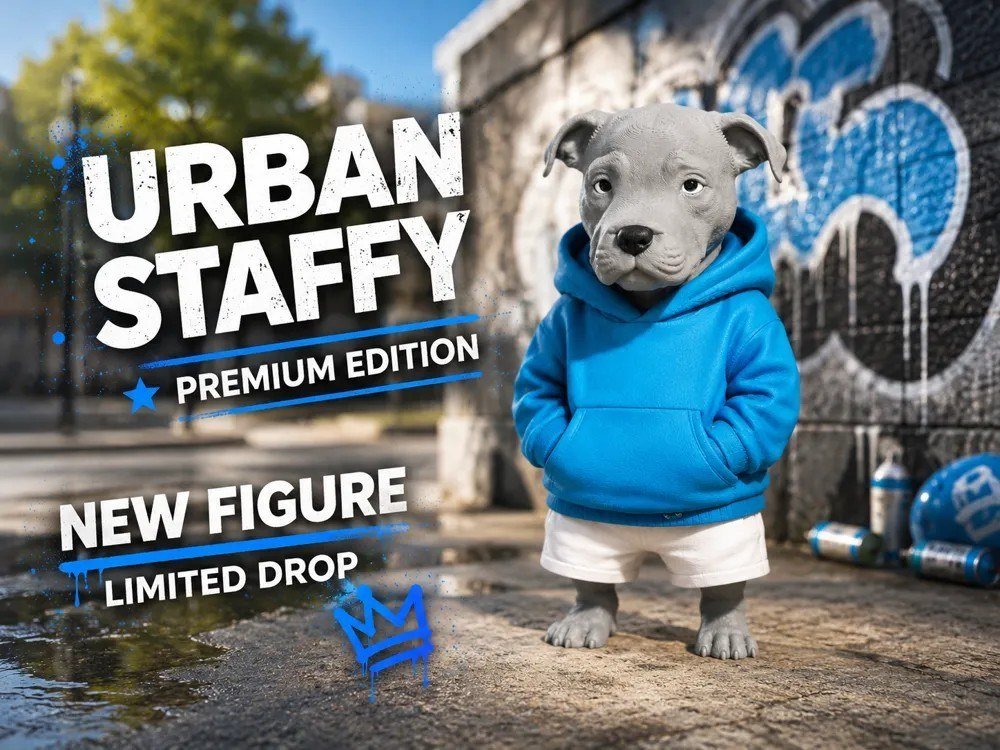 [BN3D-000085] Urban Staffy