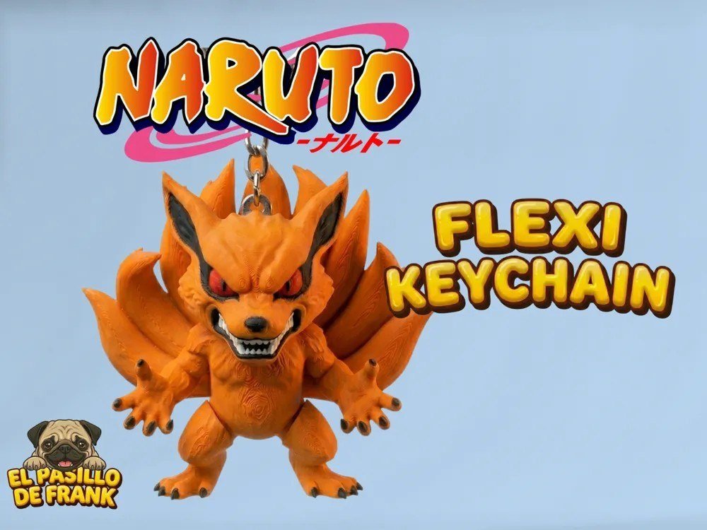 [BN3D-000093] Llavero Kurama Flexible Articulado