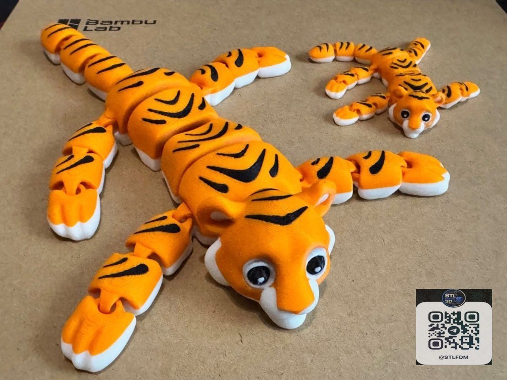 [BN3D-000097] Tigre Flexible Articulado