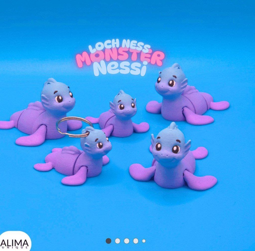 [BN3D-000099] Llavero Nessi - Loch Ness Monster