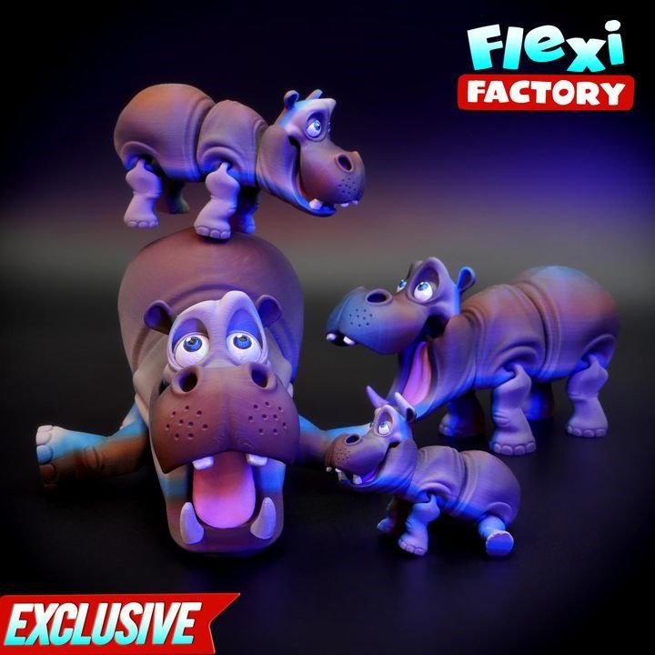 Factory Hippo FlexiSTL Flexible Articulado