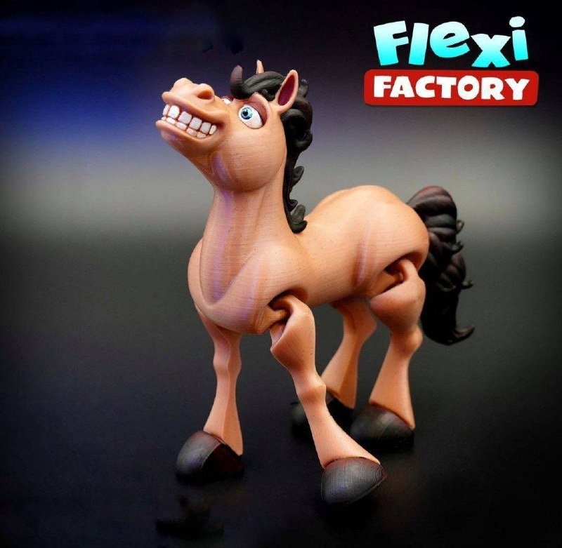 [BN3D-000146] Caballo Flexible Articulado