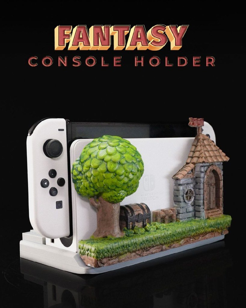 [BN3D-000173] Fantasy Console Holder