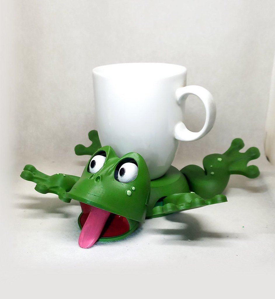 [BN3D-000175] Frog Cup Holder