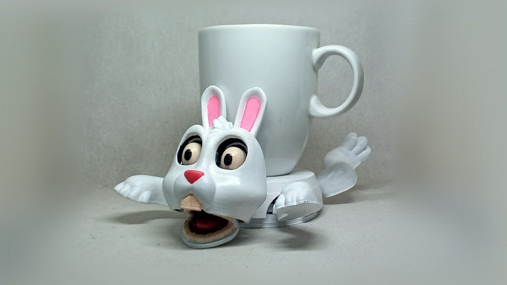 [BN3D-000177] Bunny Cup Holder