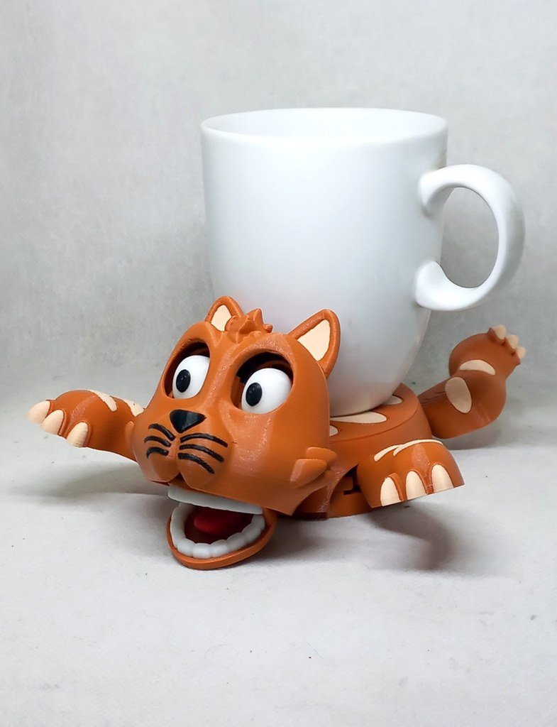 [BN3D-000178] Cat Cup Holder