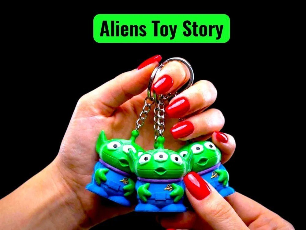 [BN3D-000183] Llavero Toy Story Aliens