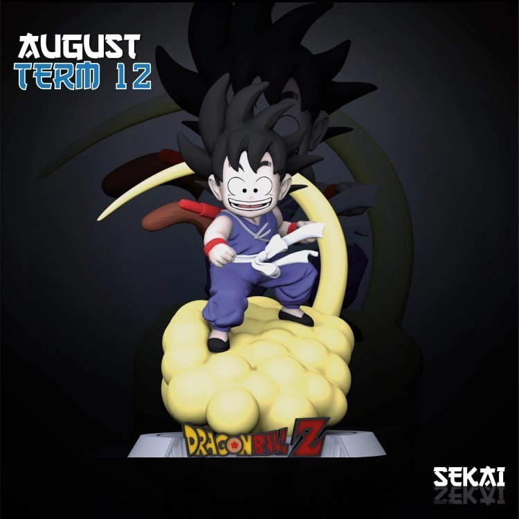 [BN3D-000195] Goku in the Cloud Sculpture
