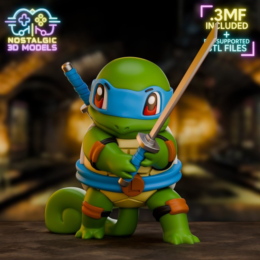 [BN3D-000199] Squirtle Leonardo