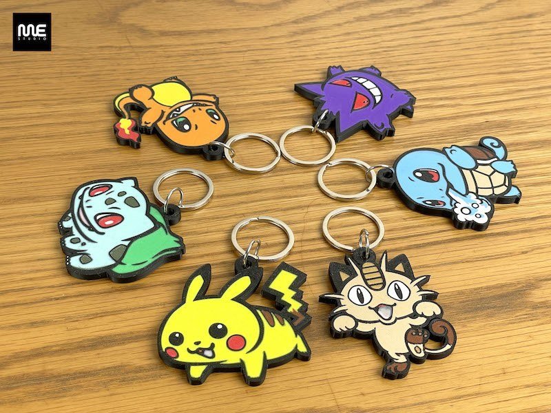 [BN3D-000214] Llavero Pokemon Key Chain 1-6