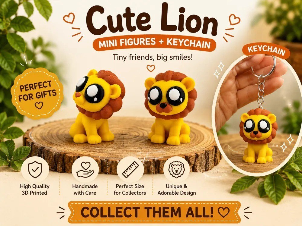 [BN3D-000250] Cute Lion