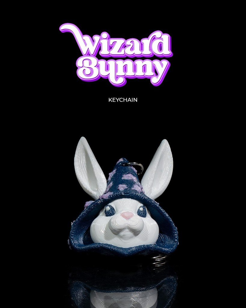 Llavero Wizard Bunny