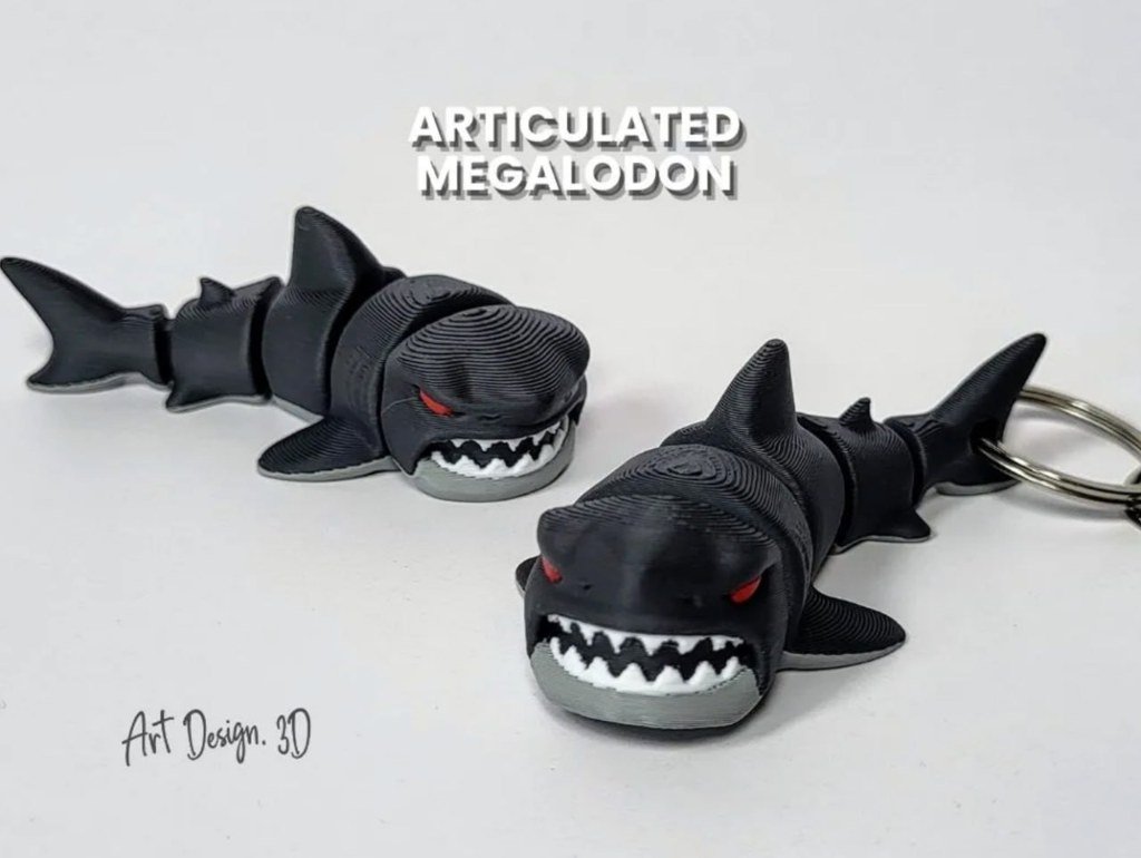 [BN3D-000321] Megalodon Flexible Articulado