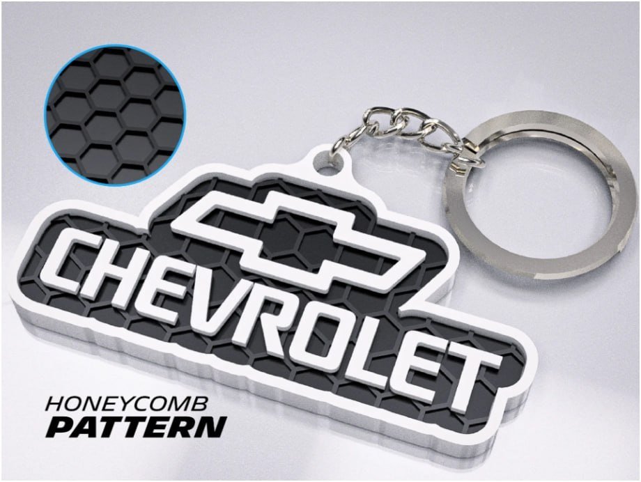 [BN3D-000324] Llavero Chevrolet AMS