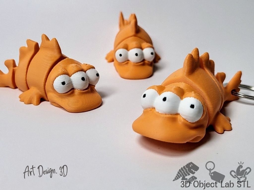 [BN3D-000338] Three Eye Fish