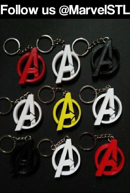 [BN3D-000347] Llavero Marvel Avengers Logo