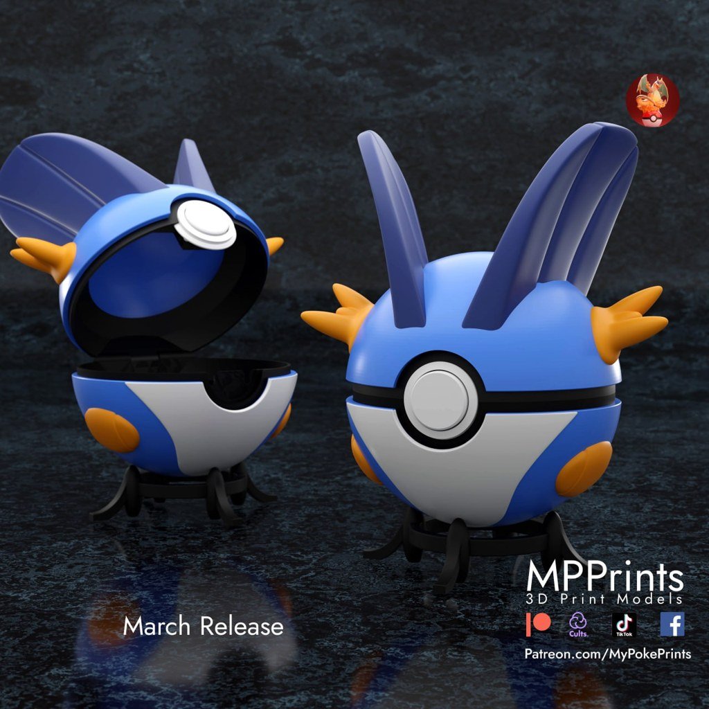 [BN3D-000378] Swampert Pokeball