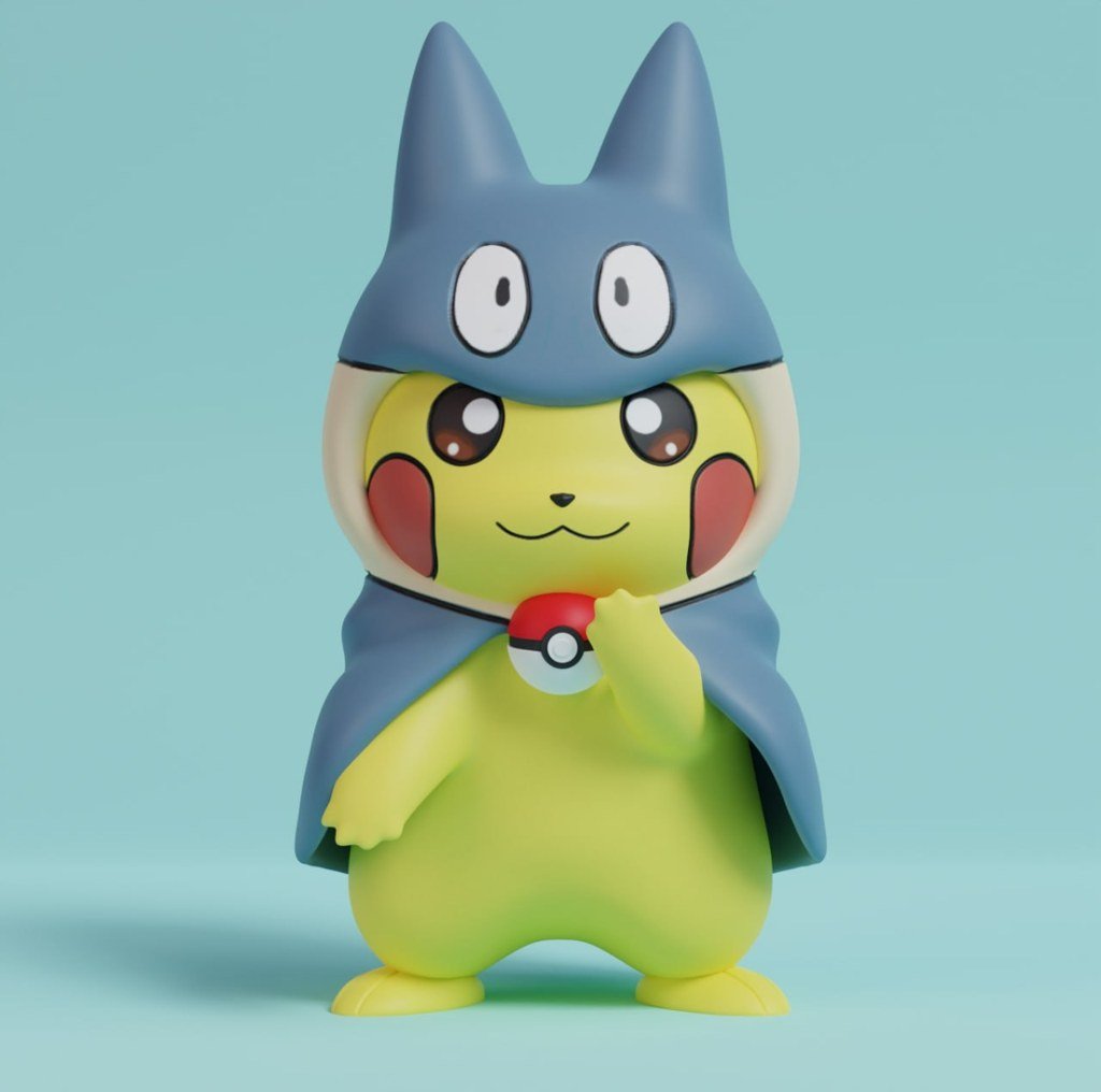 Pikachu disfrazado de Munchlax
