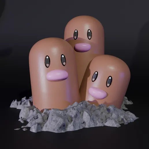 Figura de Diglett y Dugtrio