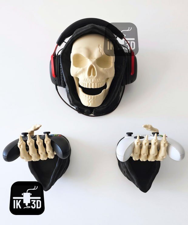 [BN3D-000638] Grim Reaper Wall Mounted