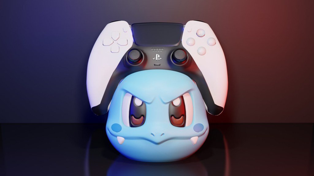 [BN3D-000649] Wartortle Soporte para control 💙🐢