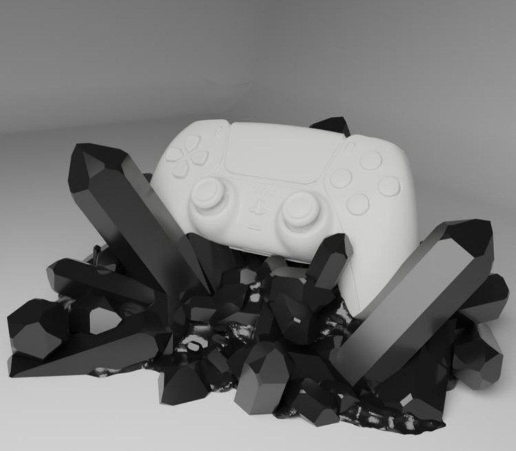 [BN3D-000651] Crystal Cluster Soporte para control PS5