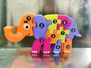 Elefante rompecabezas Montessori