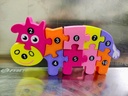 Puzzle Vaca Montessori