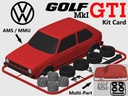 VW Golf GTI Mk 1 set completo monocromo
