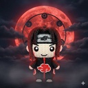 Itachi Tejido Multipart Sharingan Eyes