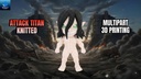 Attack Titan tejido multiparte