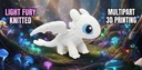 Light Fury tejido multipart