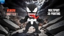 Venom tejido multipart 70% de escala