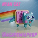 Nyan Cat multicolor por partes