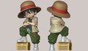 Luffy fan art urbana No AMS multiparts de One Piece