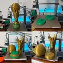 Copa del mundo cortada para Bambu Lab A1
