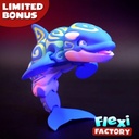 Factory Tattooed Orca Flexible Articulado