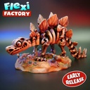 Factory Skeleton Stegosaurus Flexible Articulado