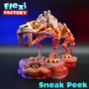 Factory Skeleton Saber Tooth Flexible Articulado