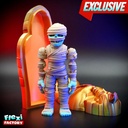 Factory Mummy And Sarcophagus Flexible Articulado