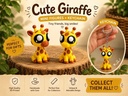Cute Giraffe Keychain