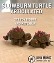 Llavero Tortuga de Fuego Flexible Articulado