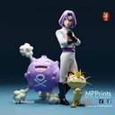 James con Koffing y Meowth