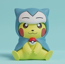 Pikachu disfrazado de Snorlax