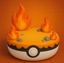 Base Pokémon Tipo Fuego