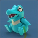 Totodile articulado