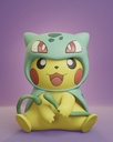 Pikachu disfrazado de Bulbasaur