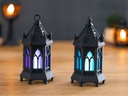 Mini farol gótico para vela tealight