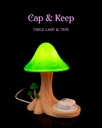 Cap and Keep lámpara de mesa y bandeja